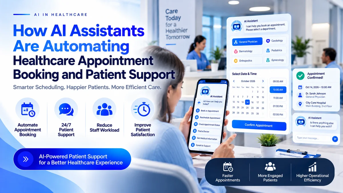 How AI Assistants Are Automating Healthcare Appointment Booking and Patient Support