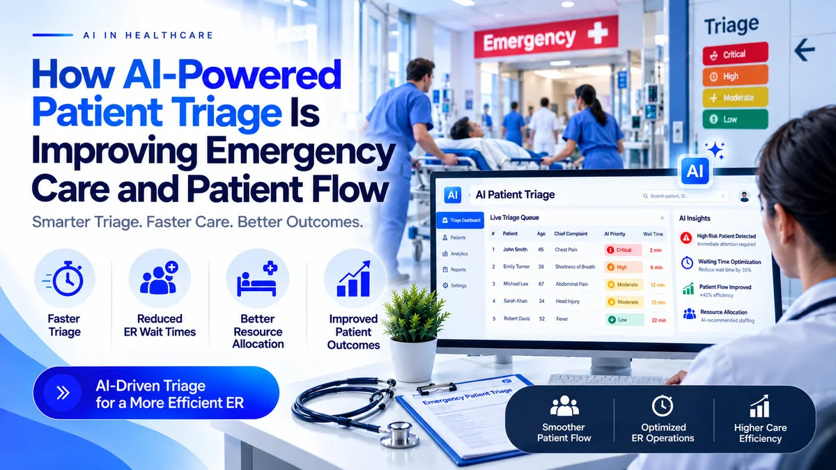 How AI-Powered Patient Triage Is Improving Emergency Care and Patient Flow
