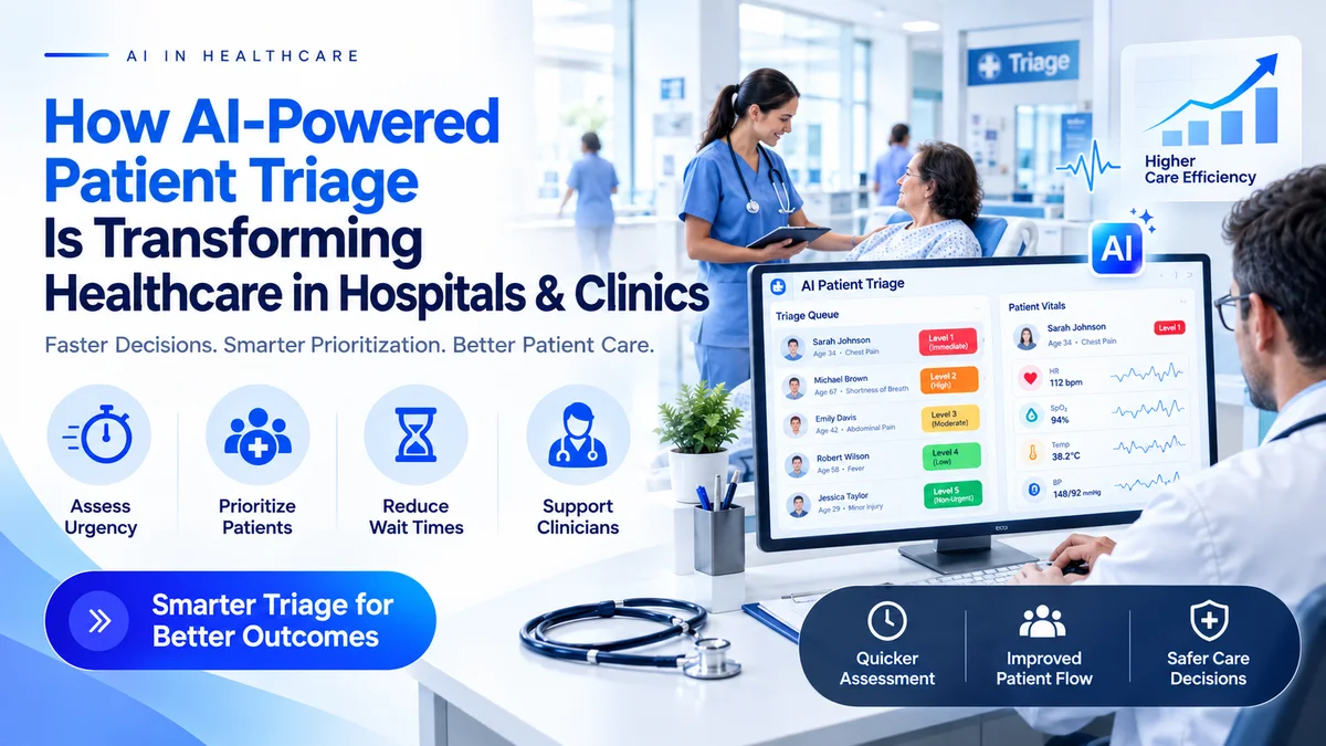 How AI-Powered Patient Triage Is Transforming Healthcare in Hospitals & Clinics